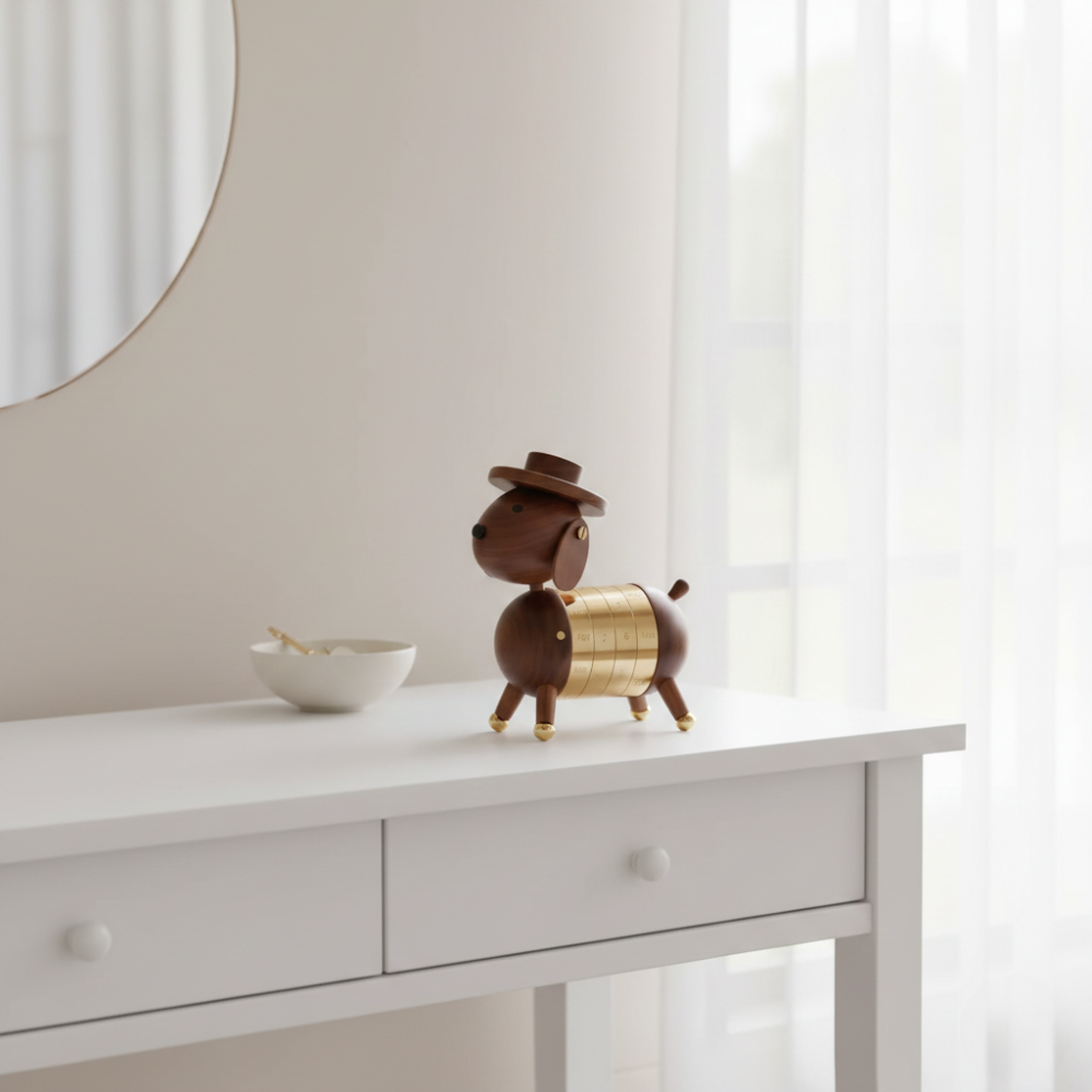 Wooden Dog Calendar