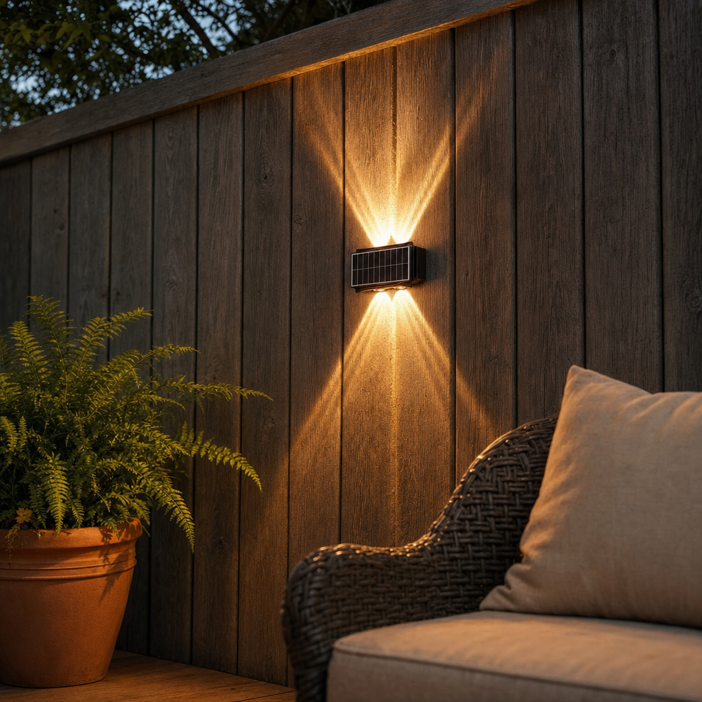Solar Outdoor Ambient Wall Light