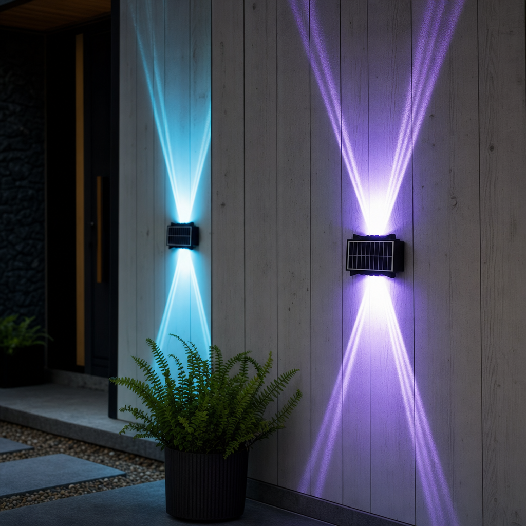 Solar Outdoor Ambient Wall Light