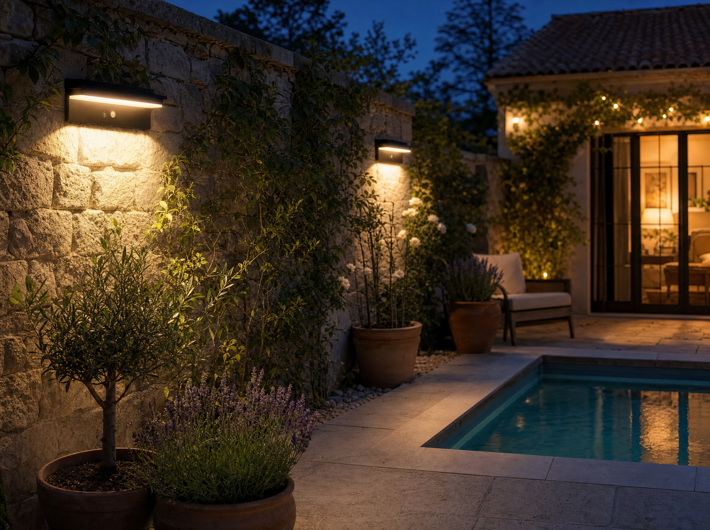 Solar Motion Wall Light