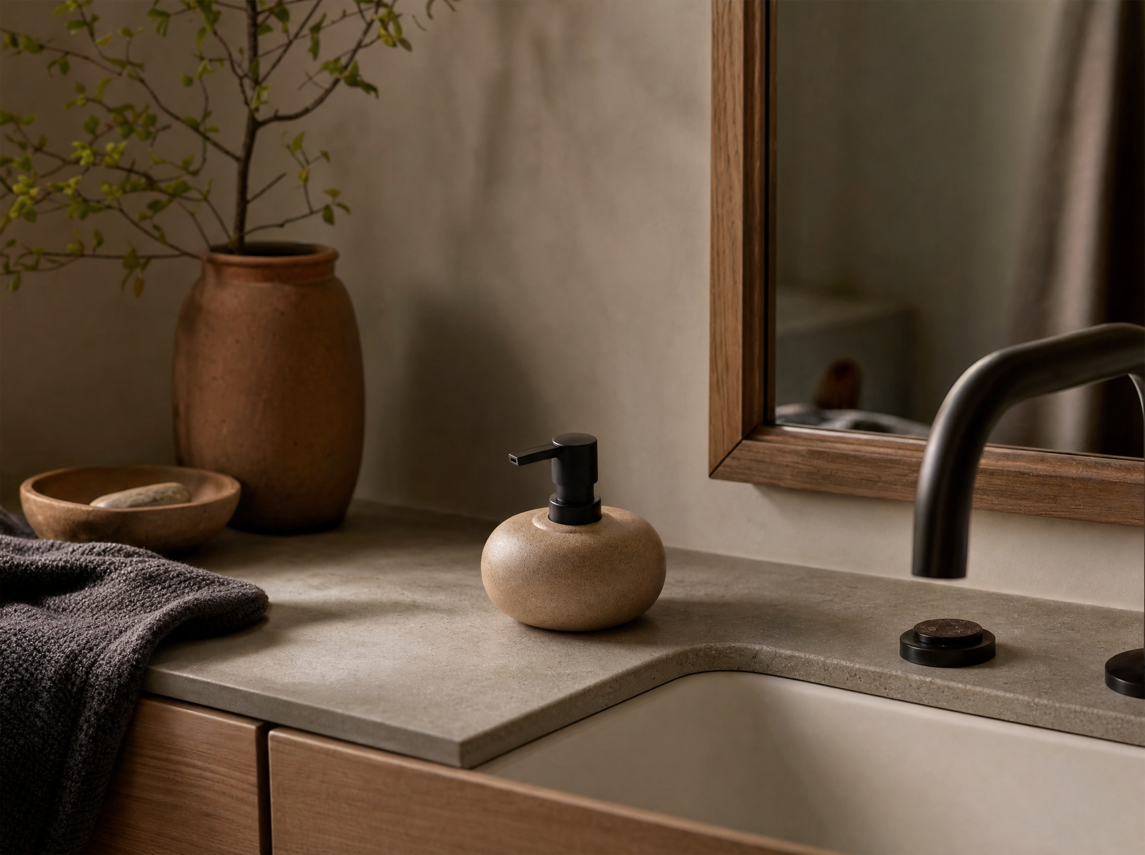 Riverstone Soap Dispenser