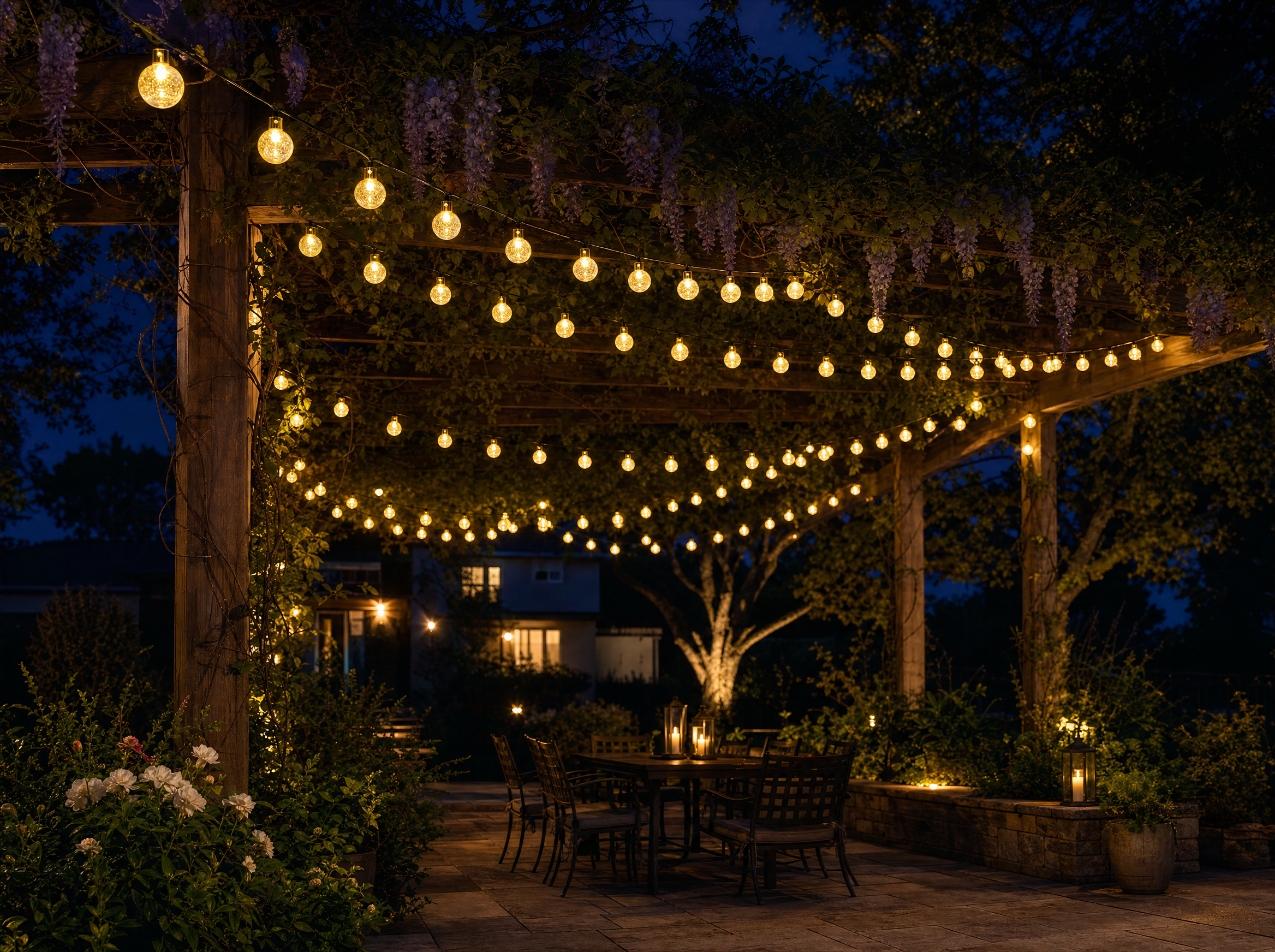 Solar Globe String Lights