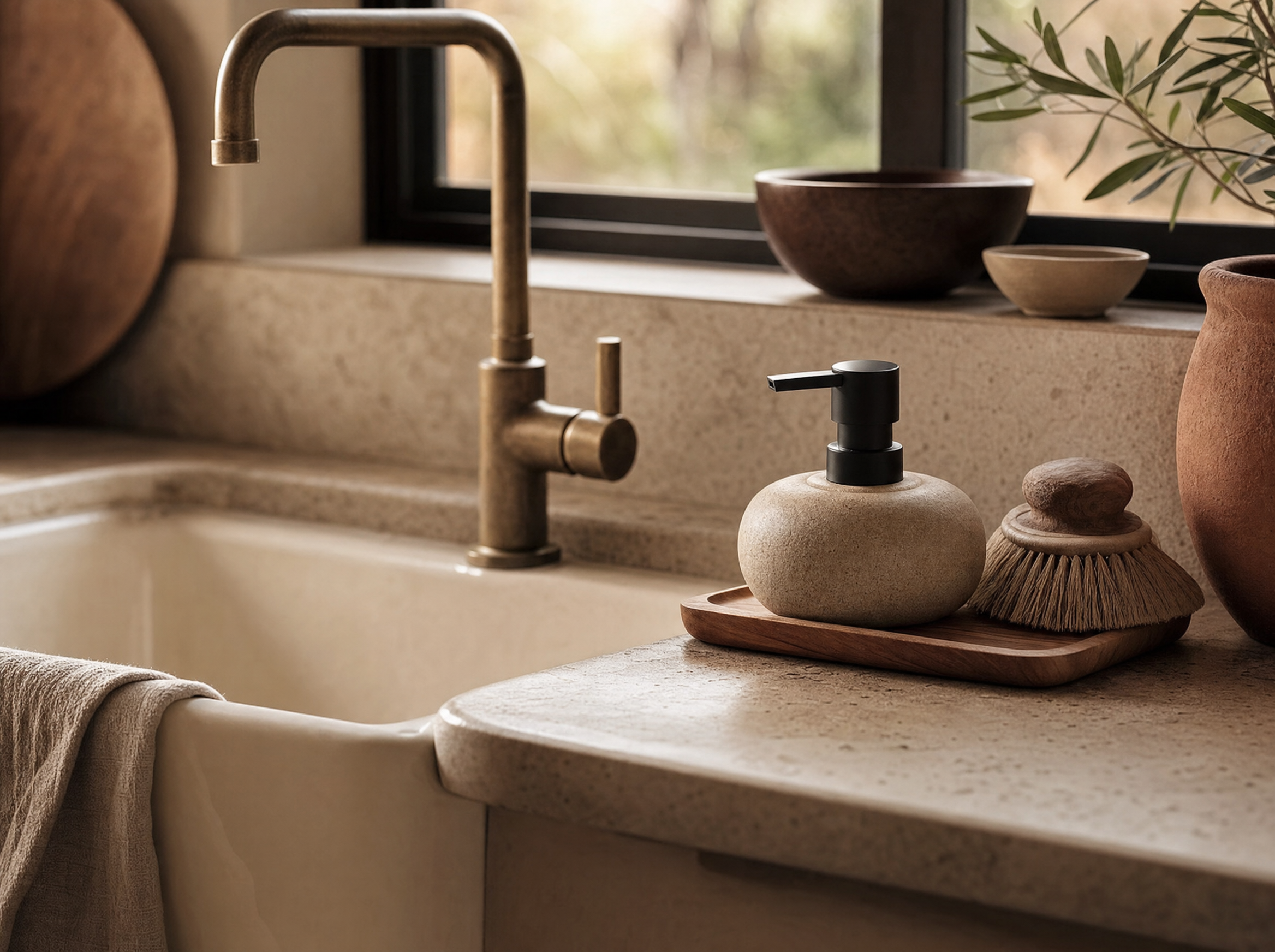Riverstone Soap Dispenser