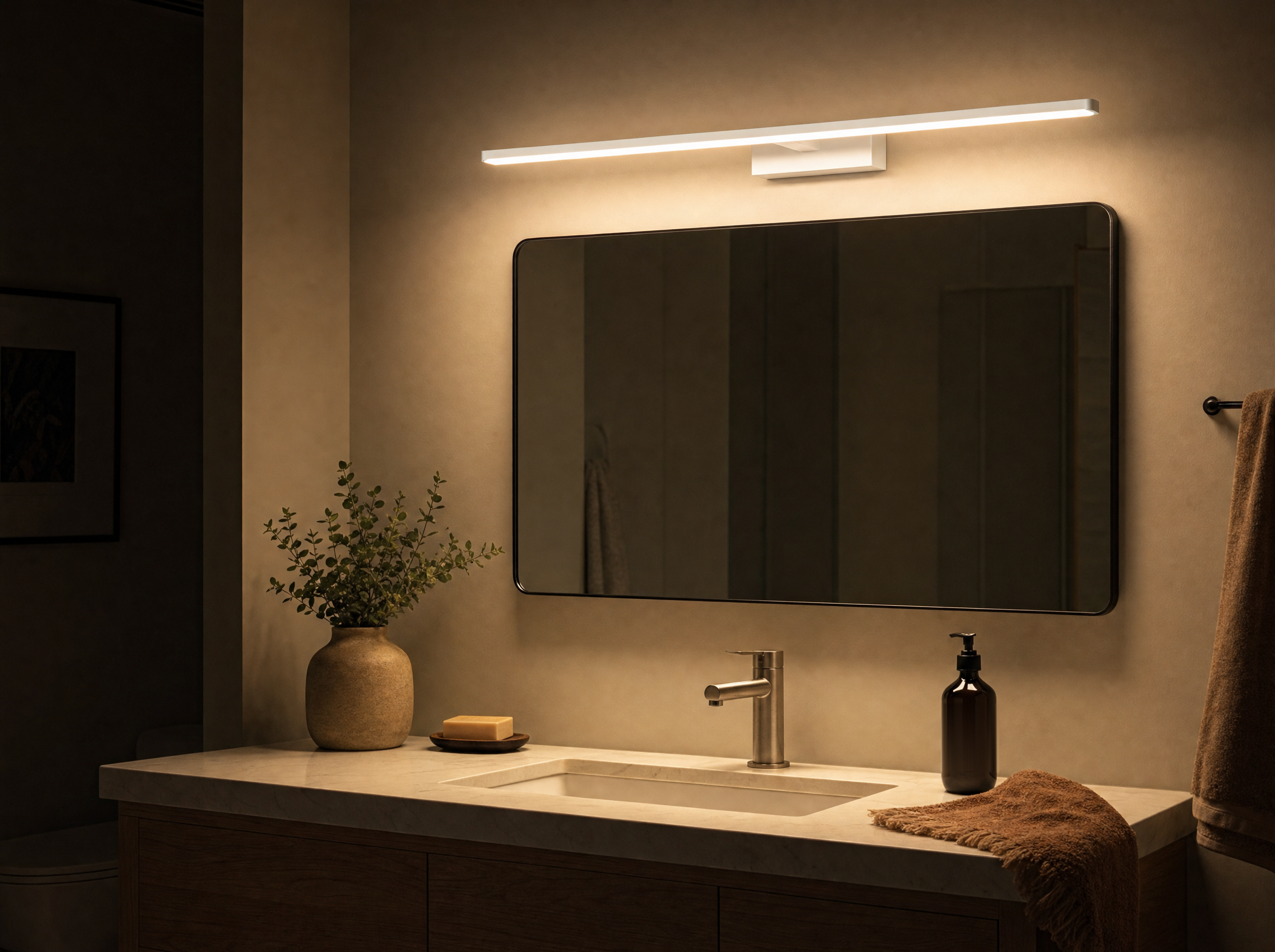 Linear Picture & Mirror Light