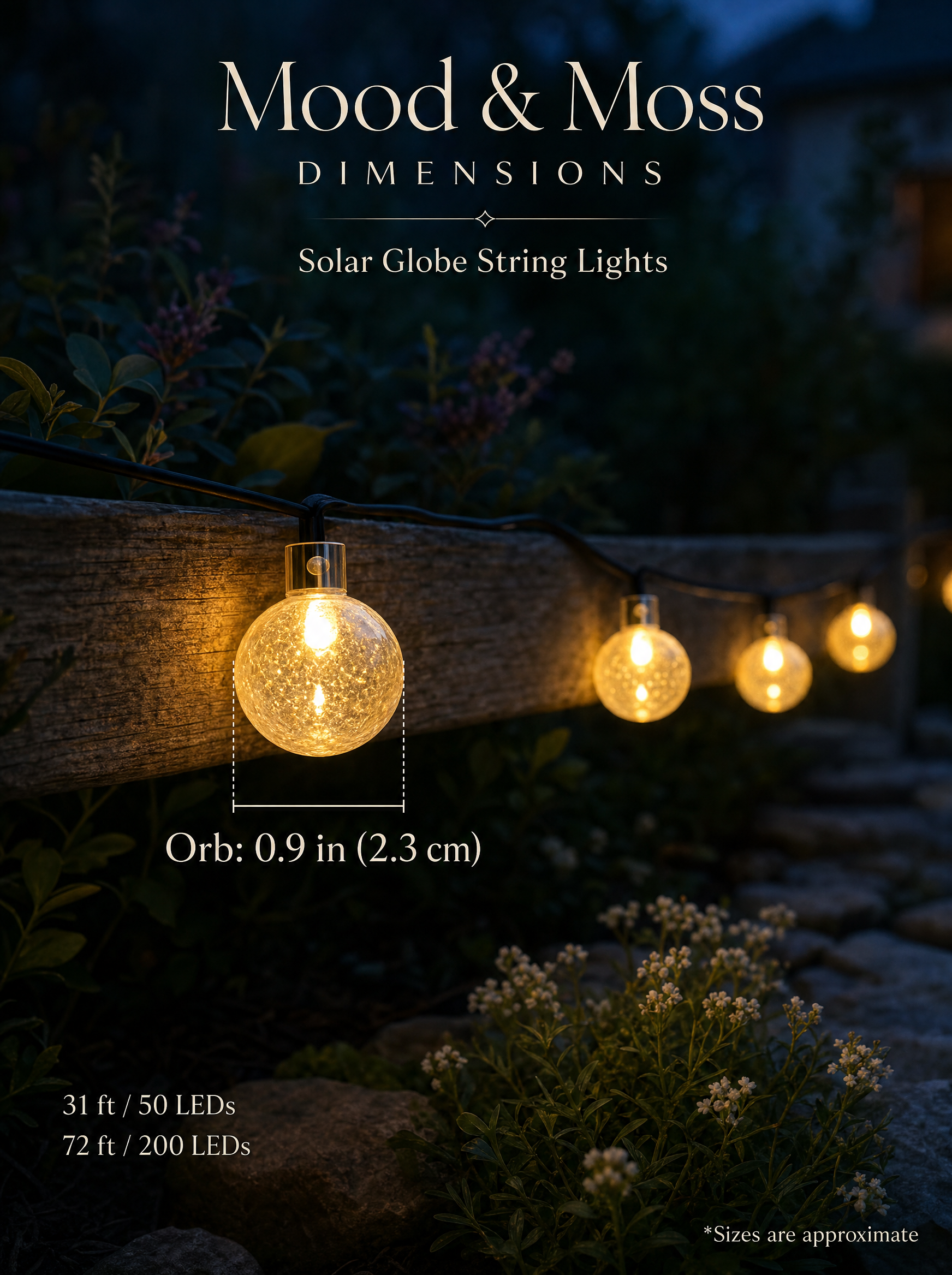 Solar Globe String Lights