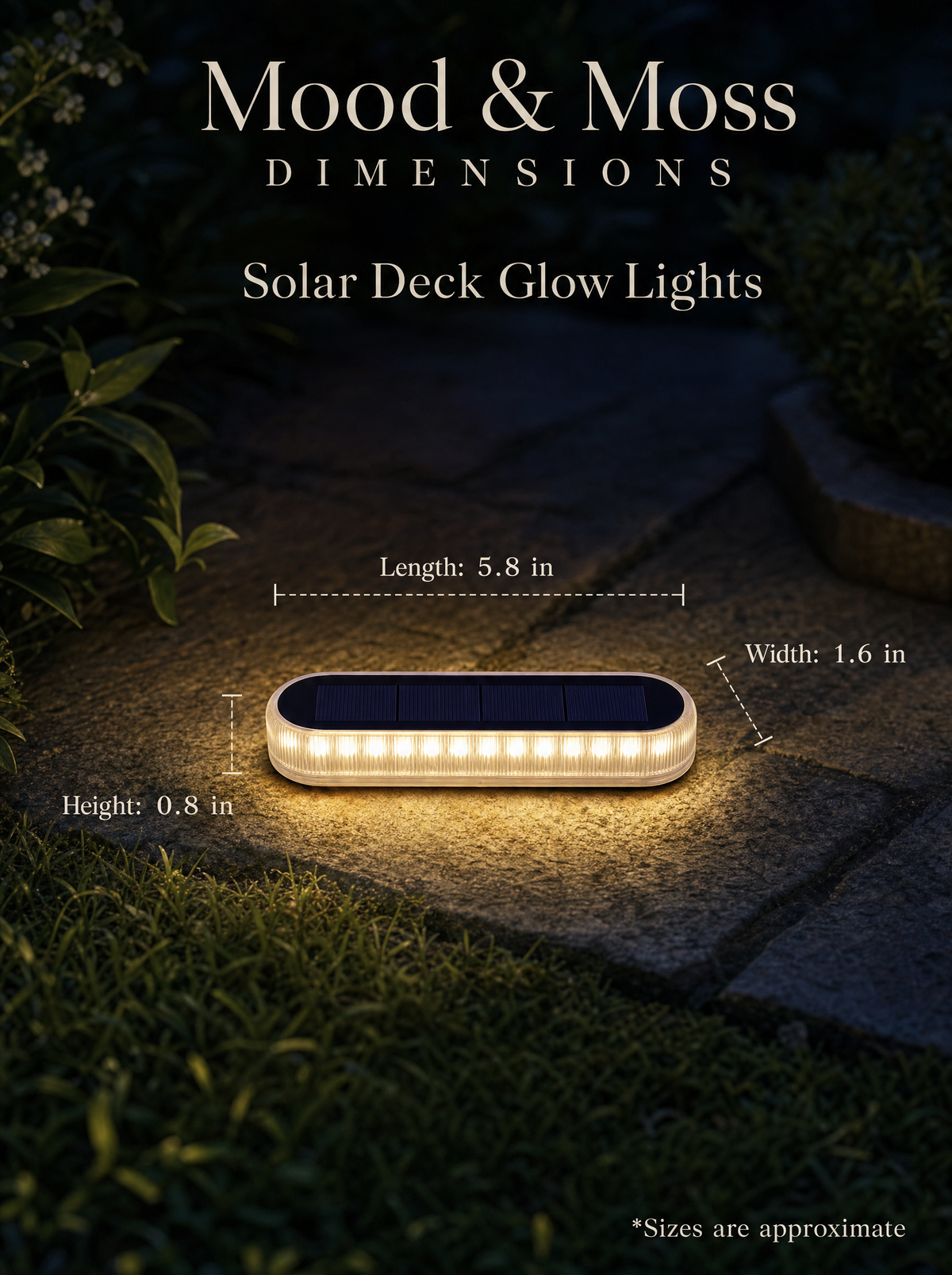 Solar Deck Glow Lights