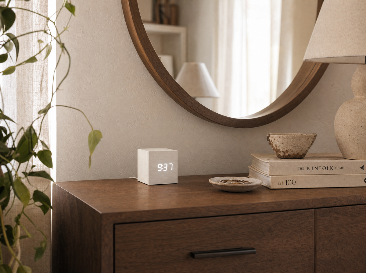 Nocturne Cube Alarm Clock