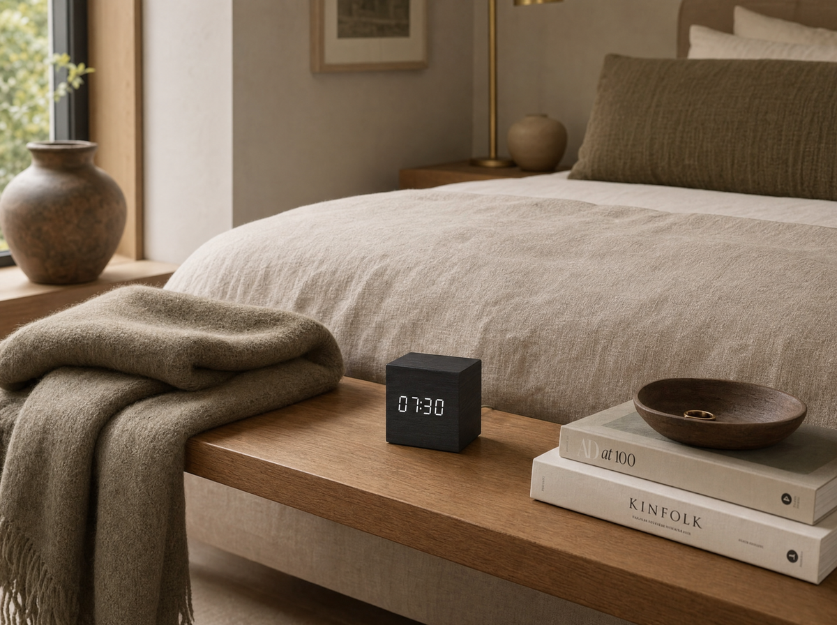 Nocturne Cube Alarm Clock