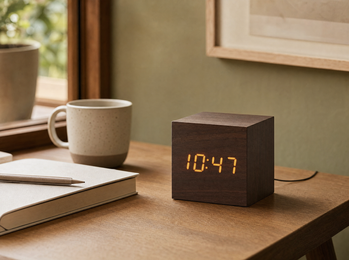 Nocturne Cube Alarm Clock