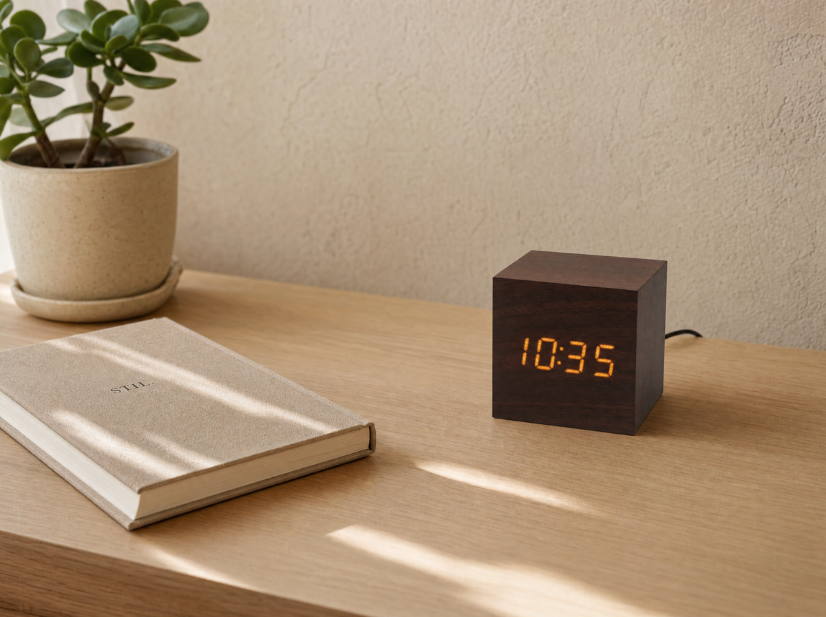 Nocturne Cube Alarm Clock