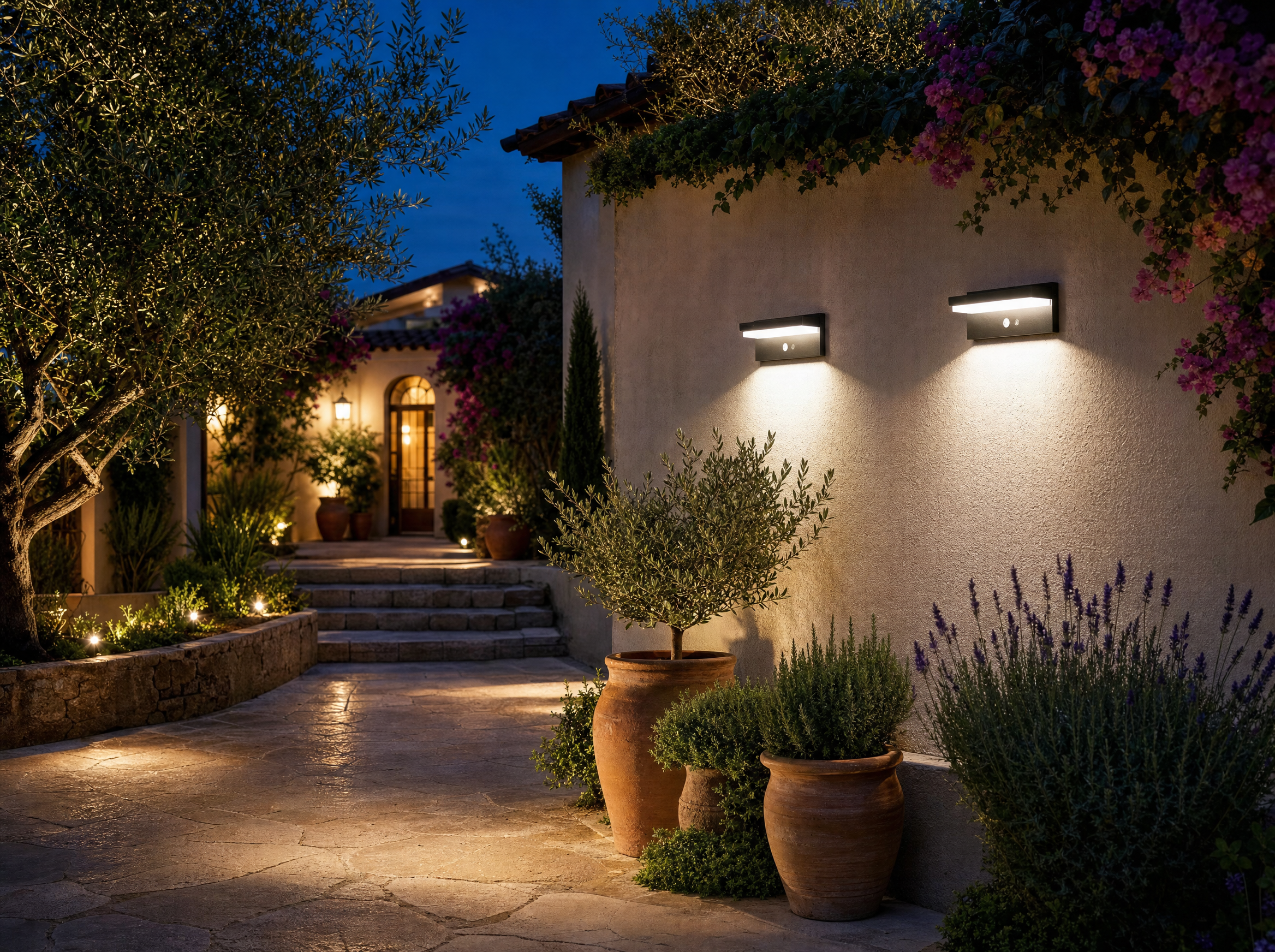 Solar Motion Wall Light