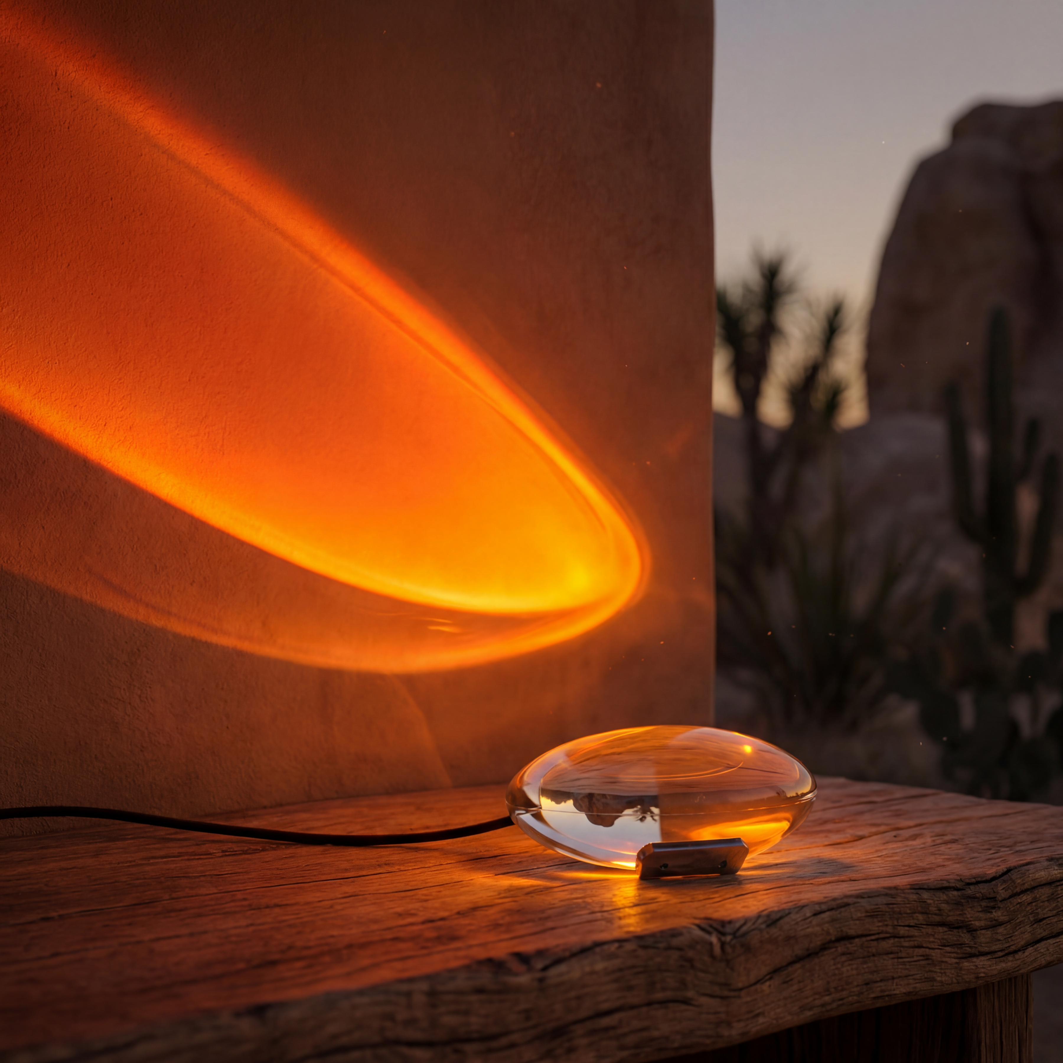 Sunset Crystal Glow Lamp
