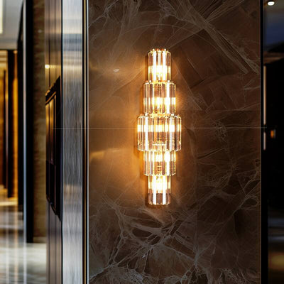 Gold Crystal Wall Sconce