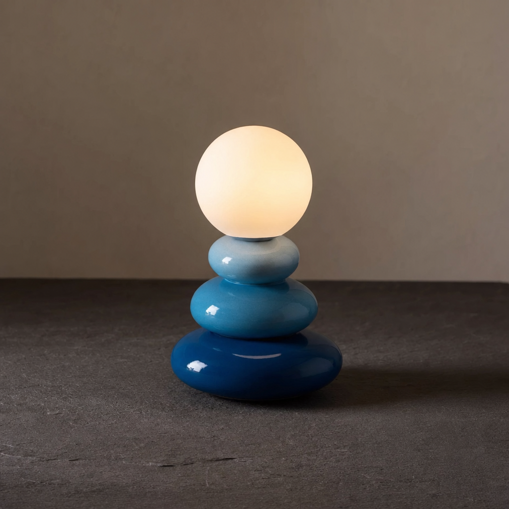 Ceramic Pebble Table Lamp