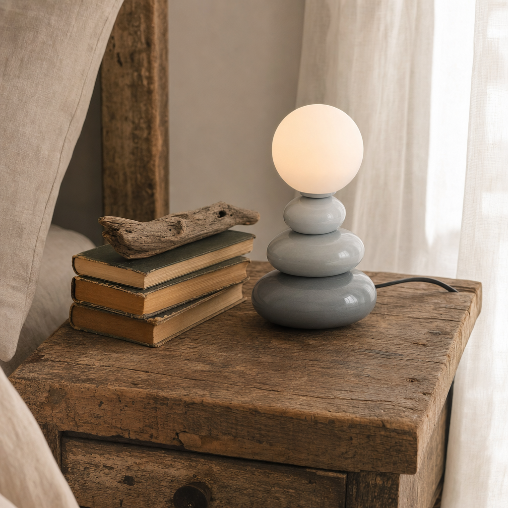 Ceramic Pebble Table Lamp