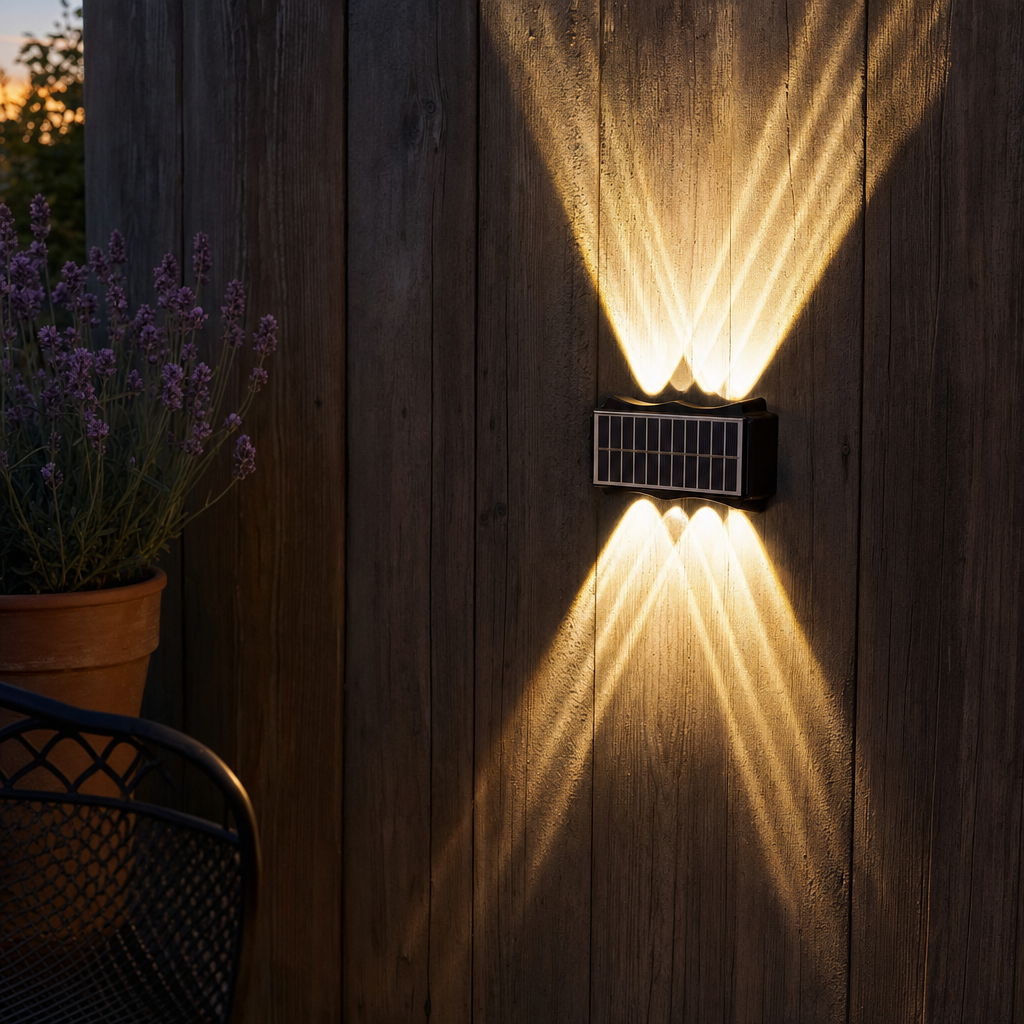 Solar Outdoor Ambient Wall Light