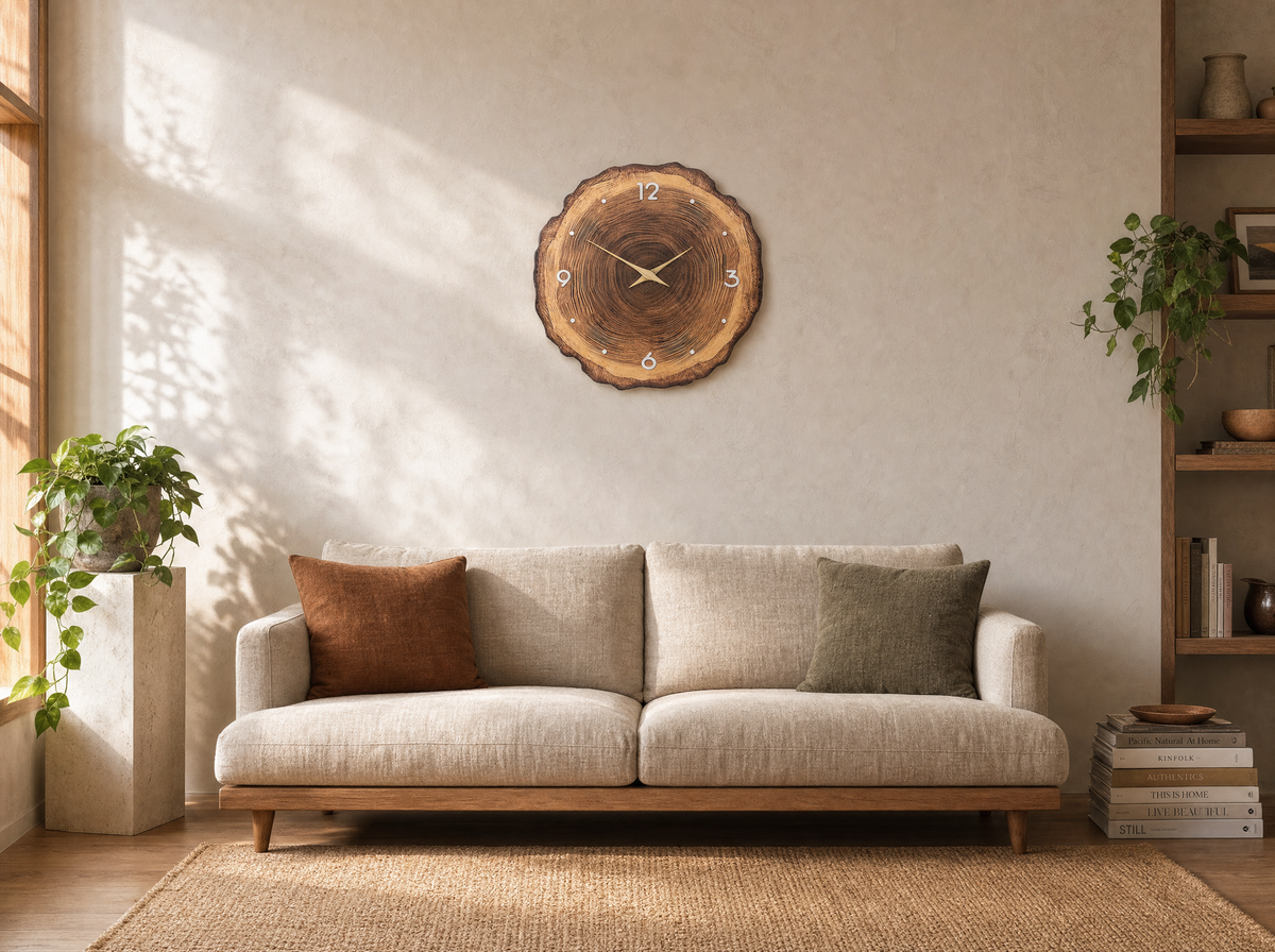 Heartwood Wall Clock
