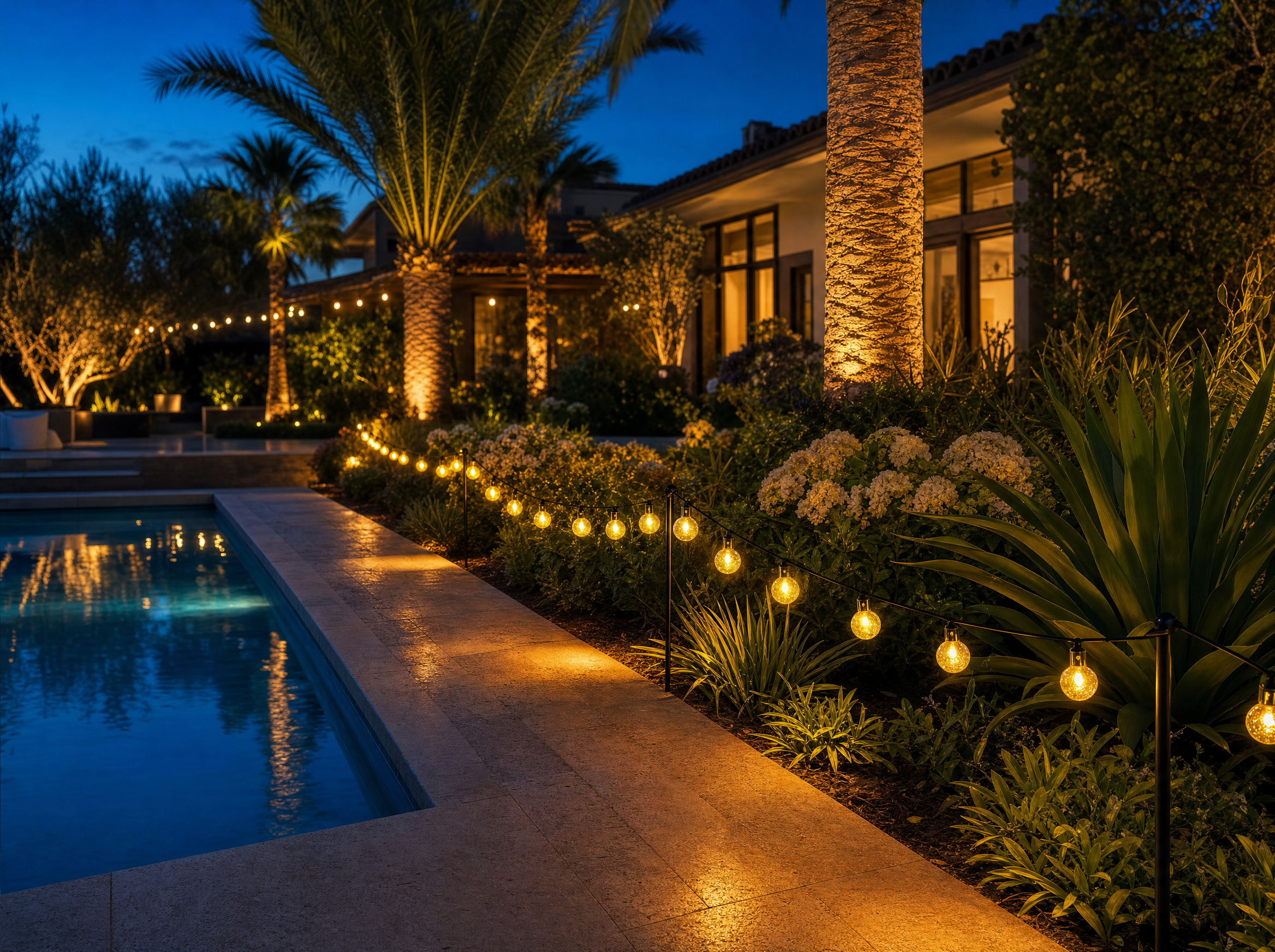 Solar Globe String Lights