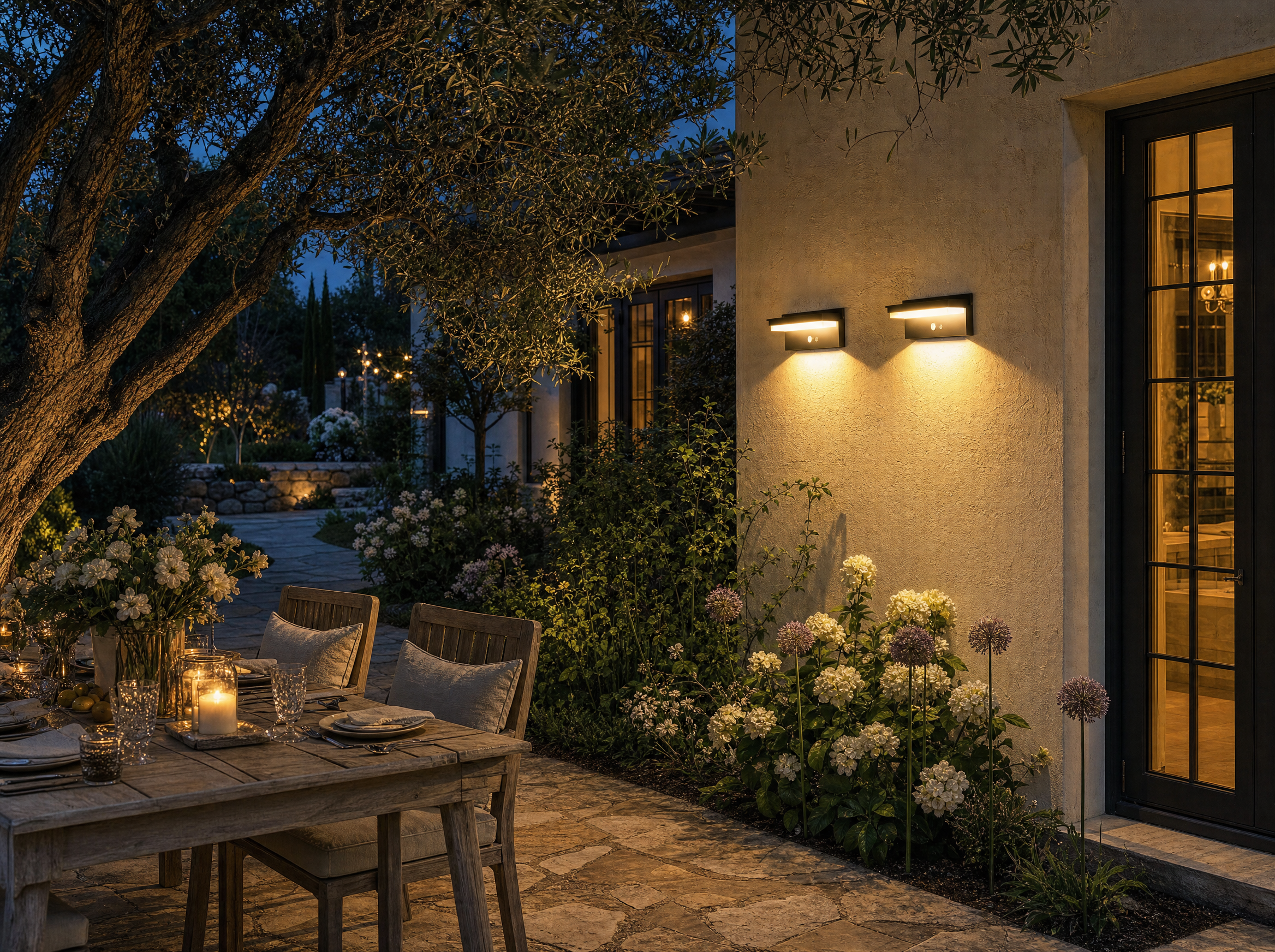 Solar Motion Wall Light