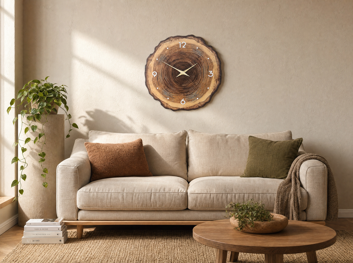 Heartwood Wall Clock