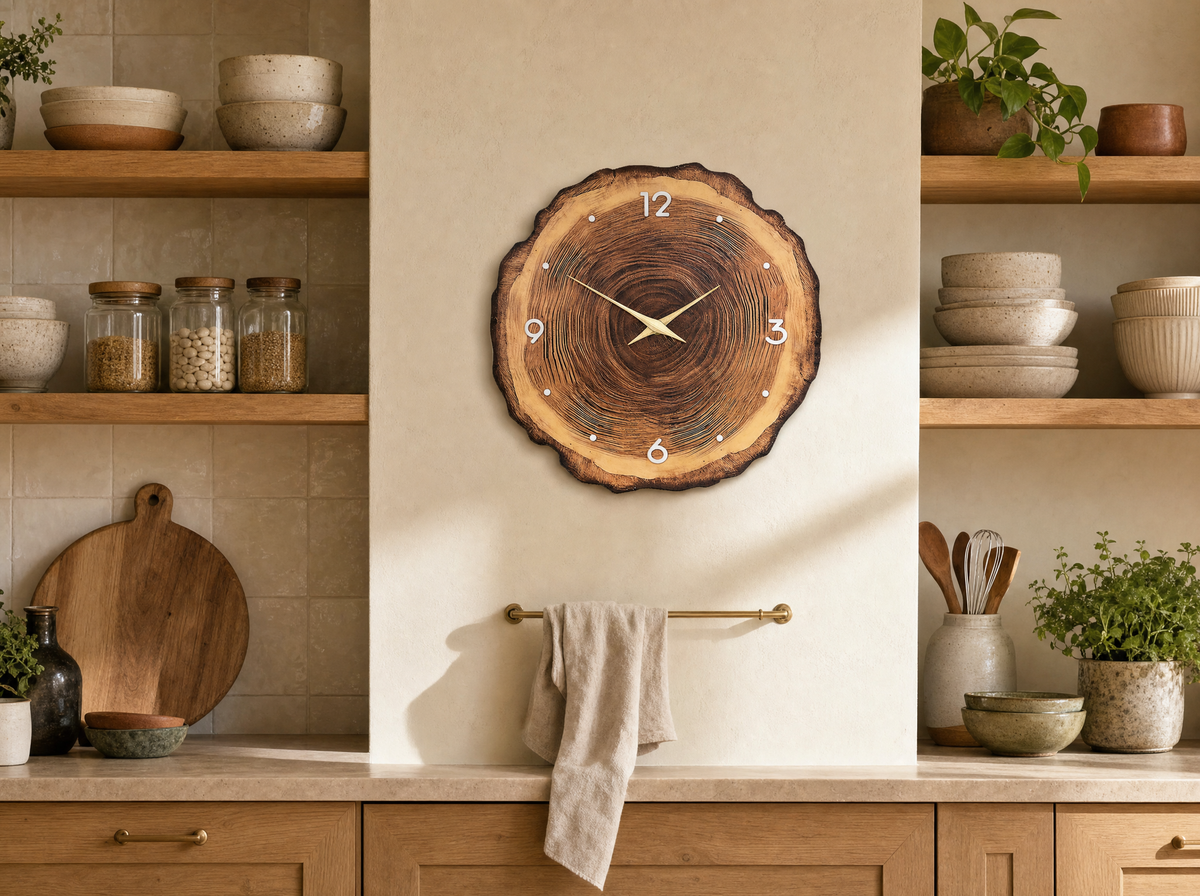 Heartwood Wall Clock