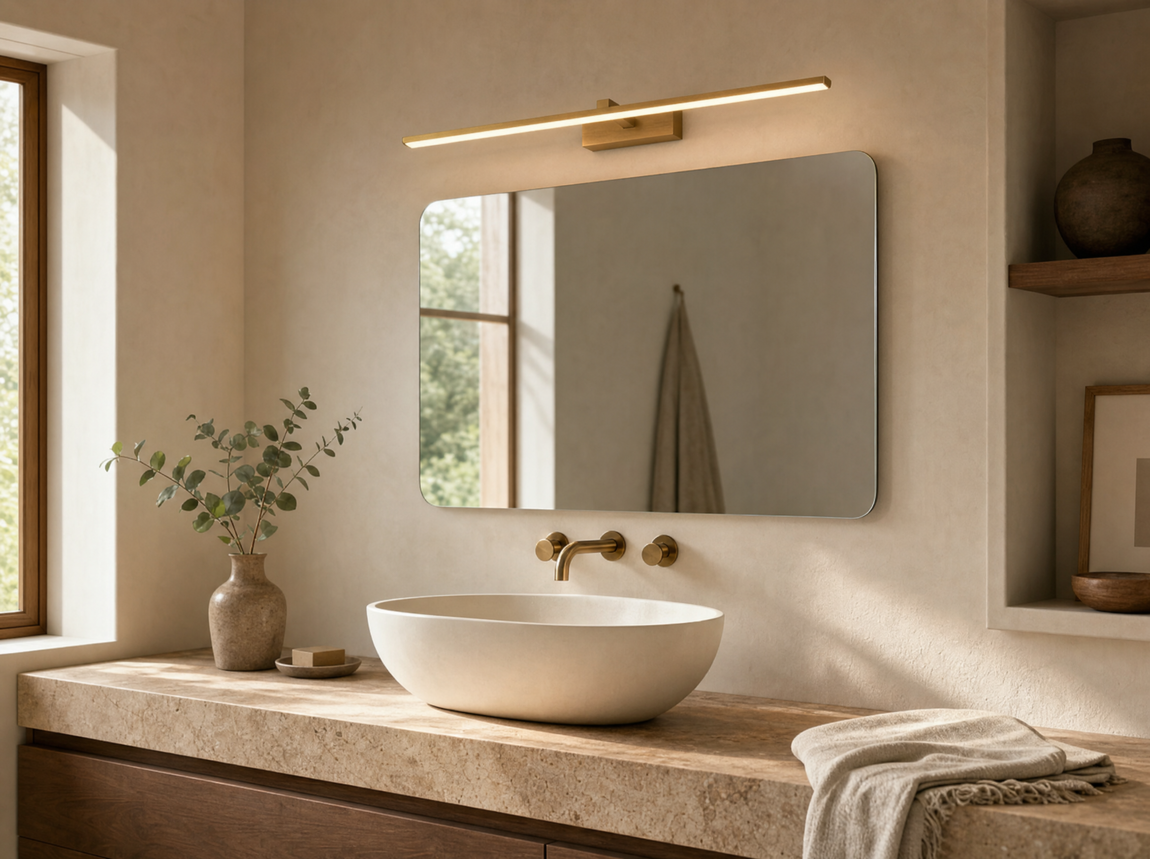 Linear Picture & Mirror Light