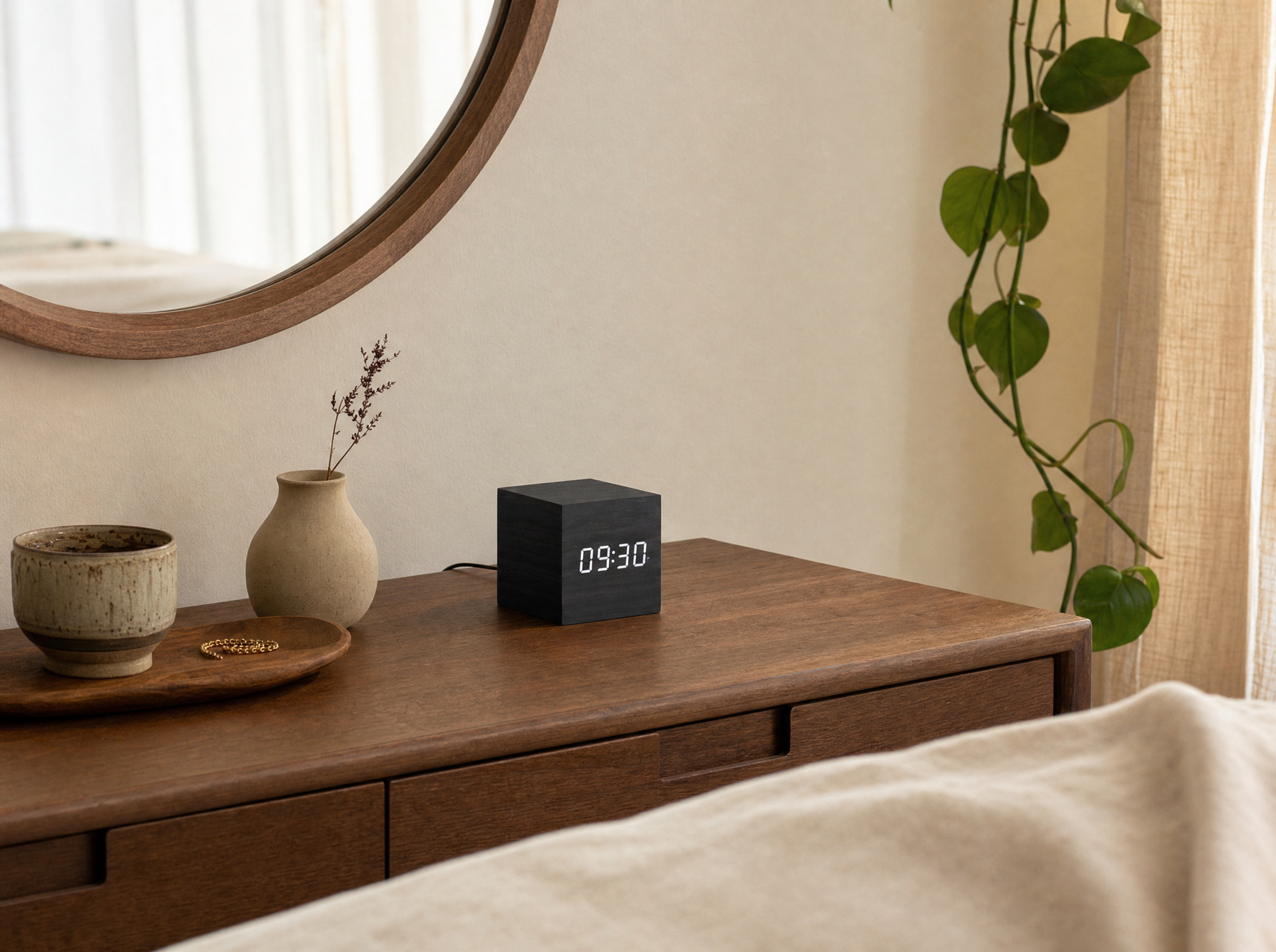 Nocturne Cube Alarm Clock