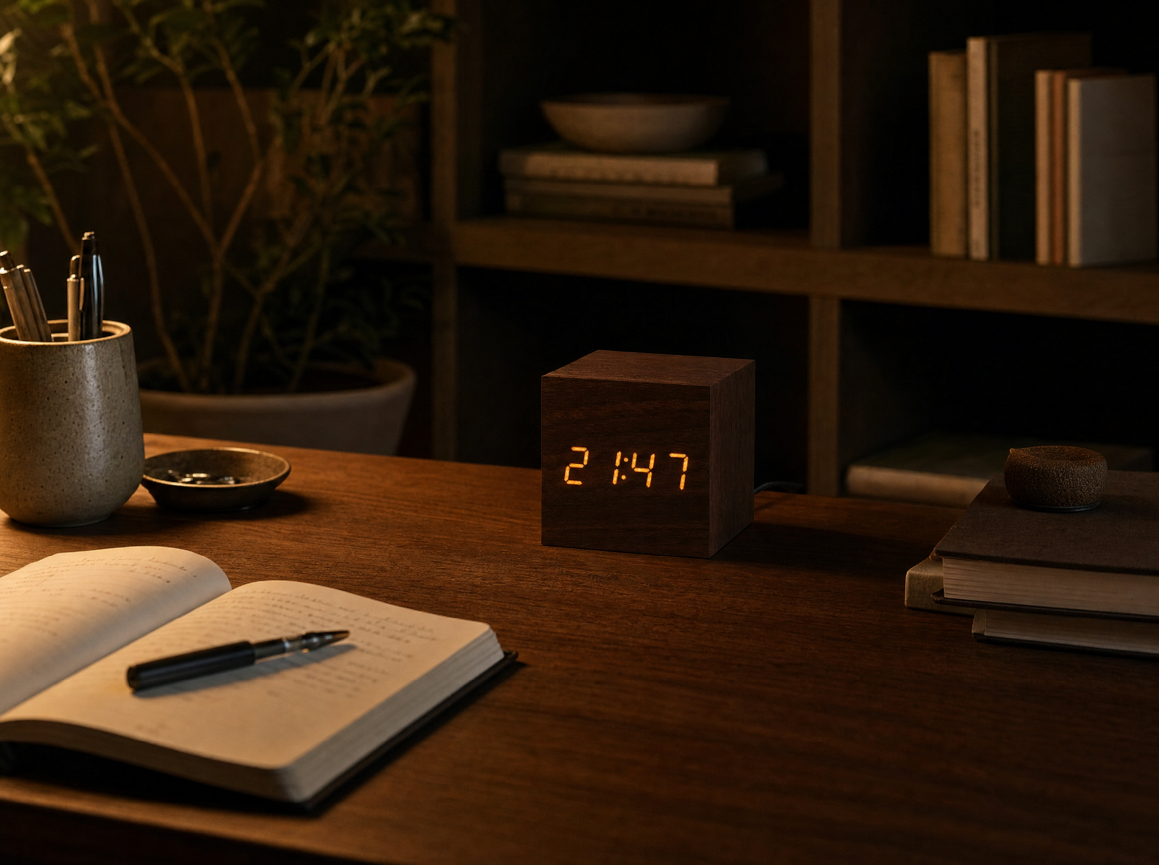 Nocturne Cube Alarm Clock